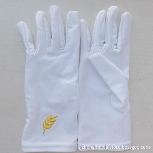 White Cotton Church Gloves